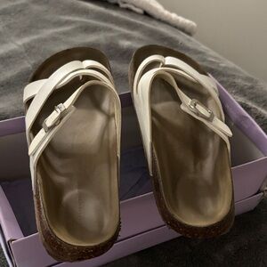 Madden Girl White Strappy Sandals